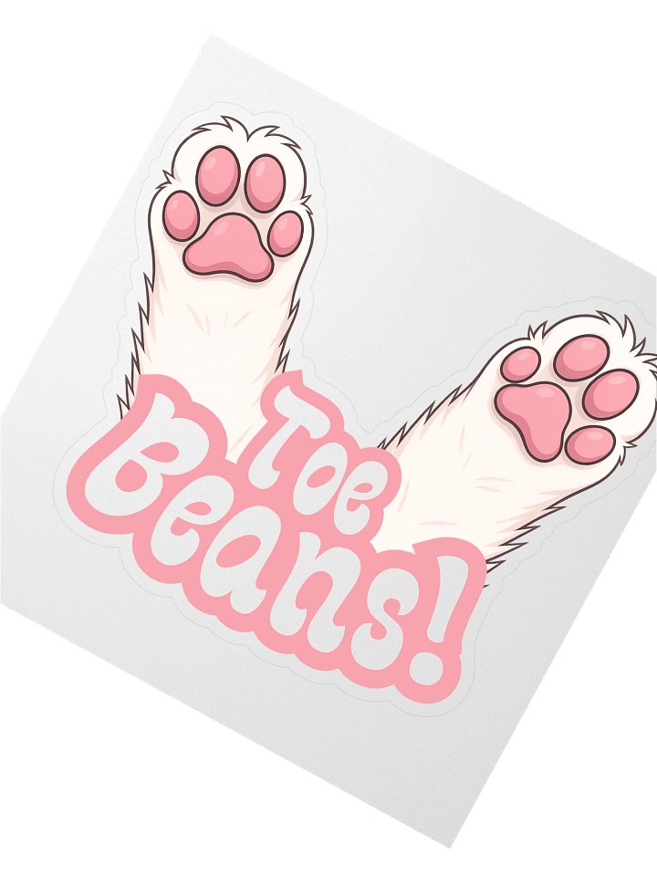 Large Toe Beans Sticker product image (2)