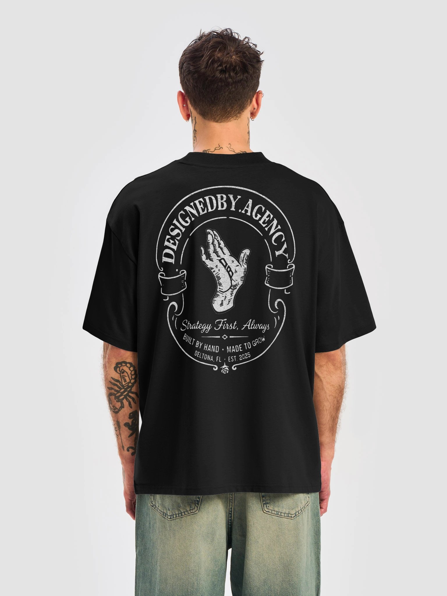Built By Hand Badge Tee product image (4)