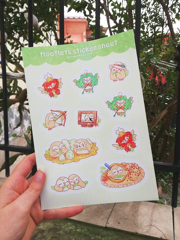 Flooflets Sticker Sheet product image (1)