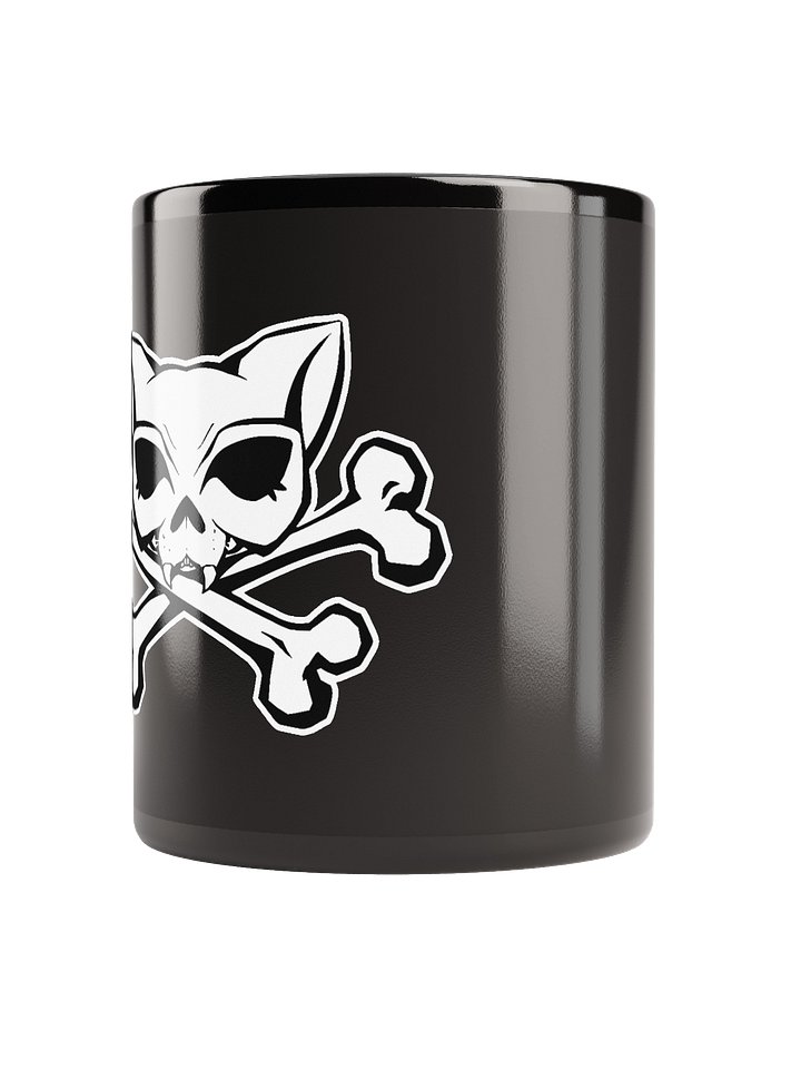 White Kat Skull Blaque Mug product image (3)