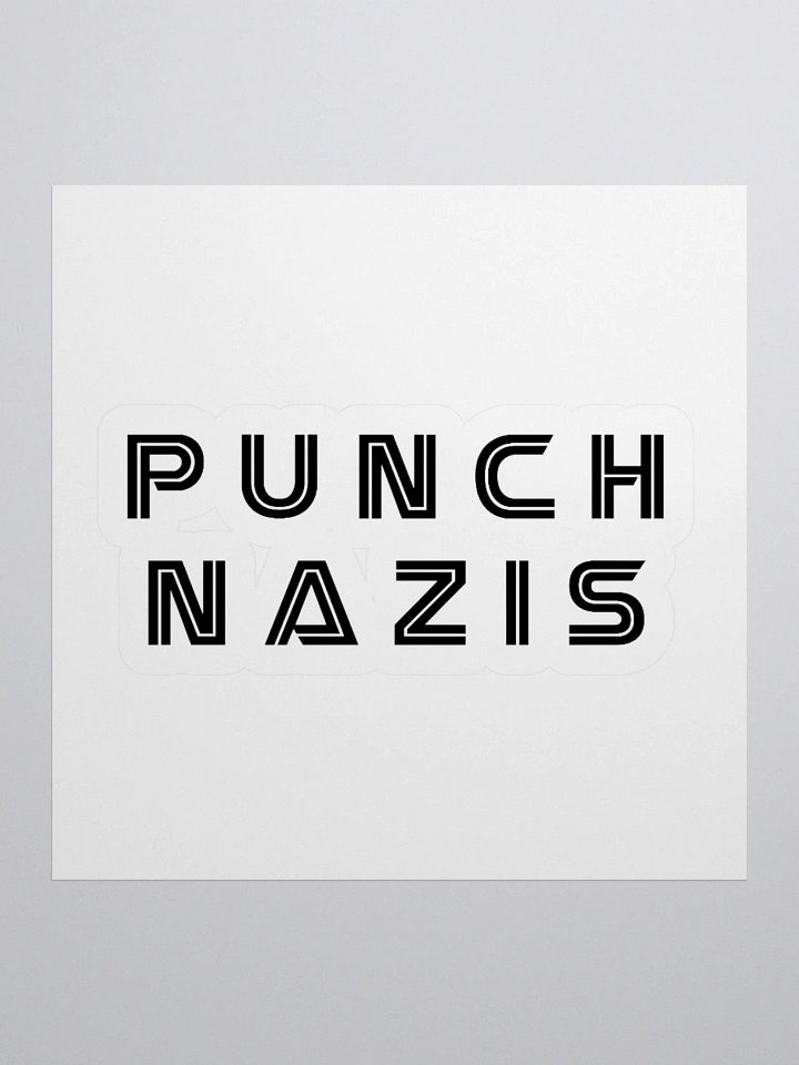 Punch Nazis Kiss Cut Stickers product image (3)