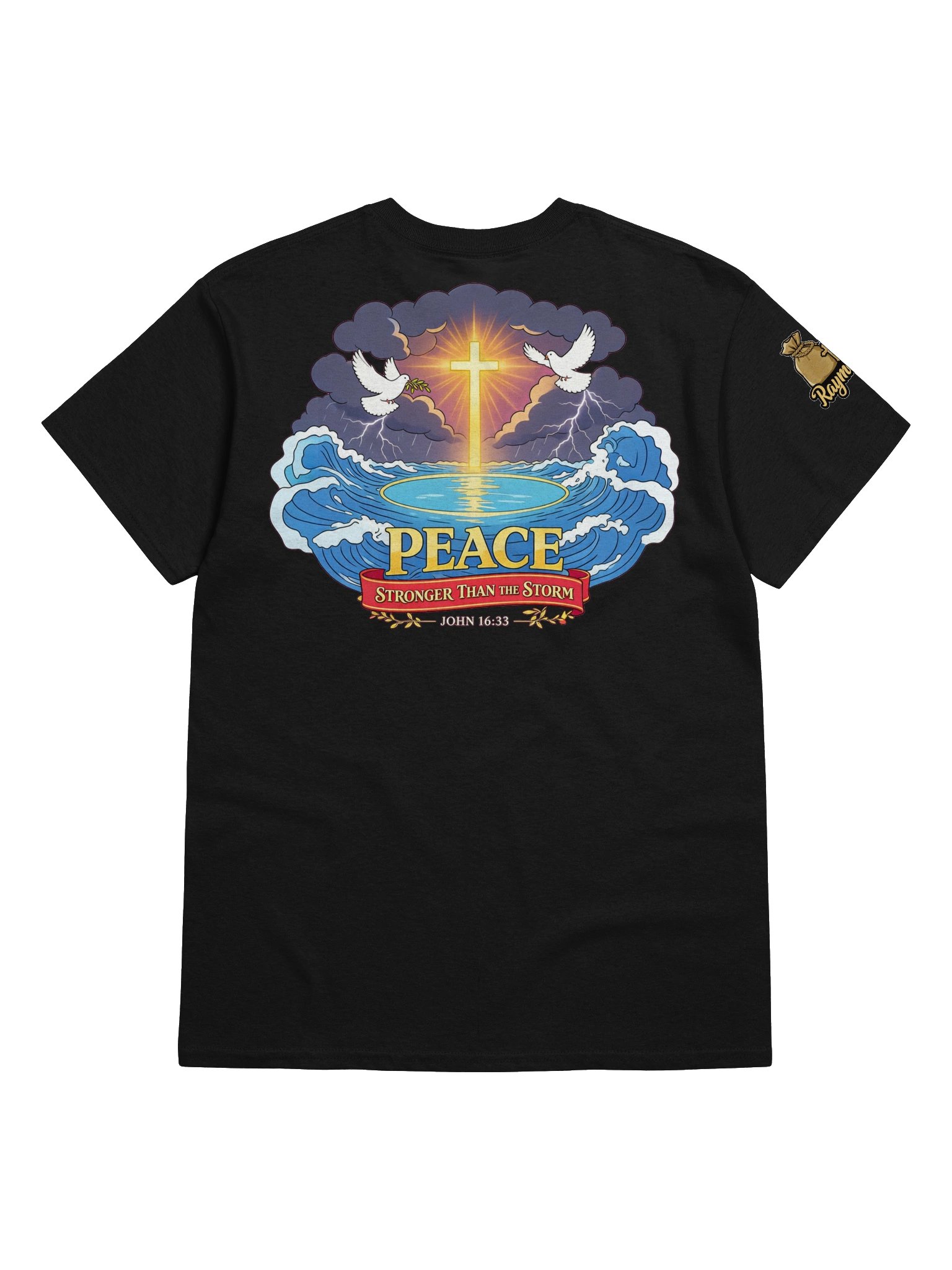RaymondJ - Peace Stronger Than The Storm Tee. product image (6)
