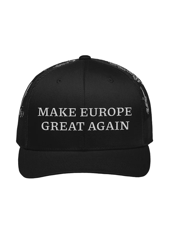 Make Europe Great Again Embroidery Trucker Hat product image (9)