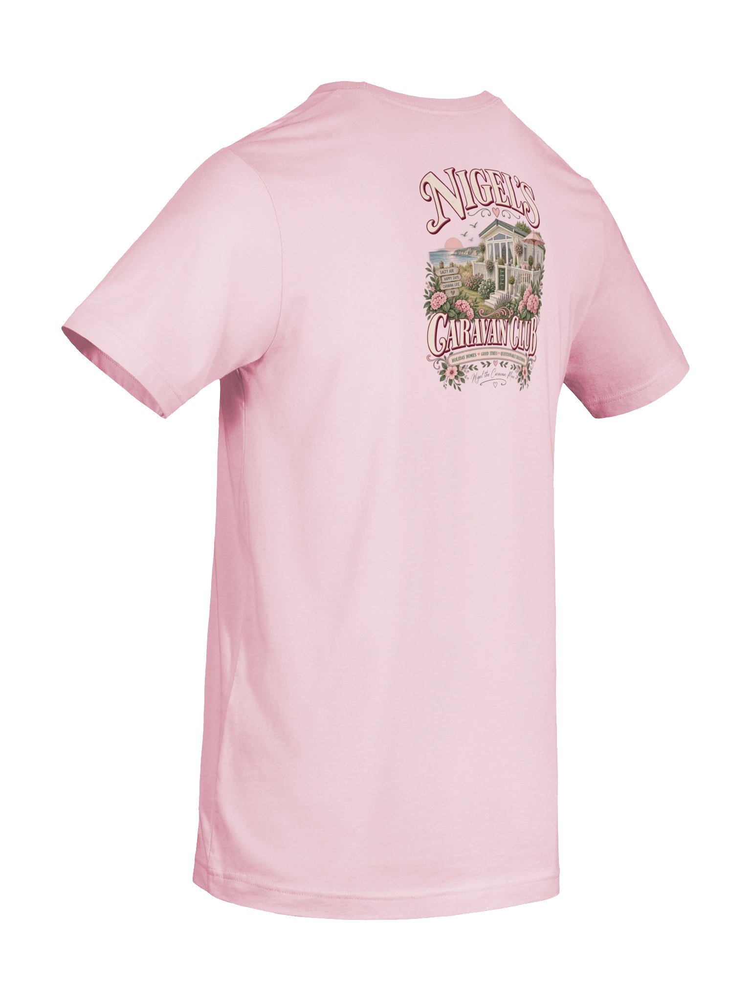 Nigel’s Caravan Club | Pink Floral Tee product image (8)
