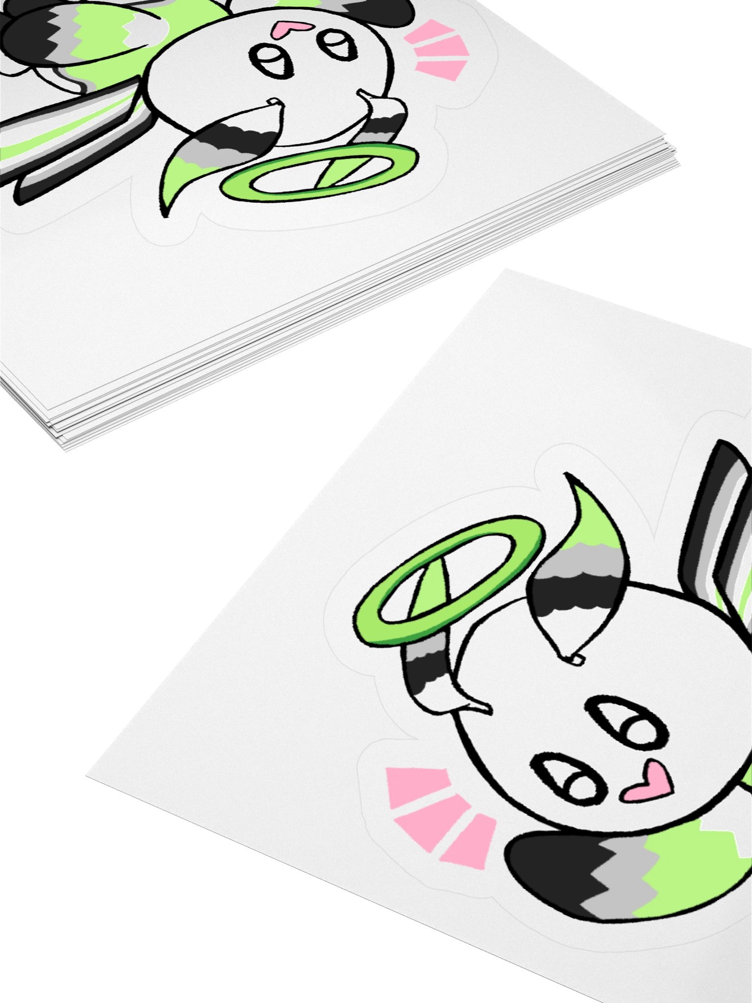 Agender Chao 3" Sticker product image (4)