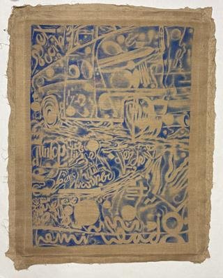 Clutch (1991) (34" x 44") Rolled Canvas Original product image (2)