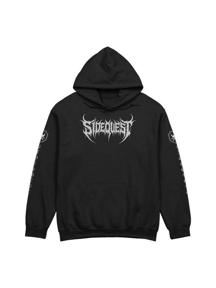 Sidequest Hoodie (Death Metal Font - White) product image (1)