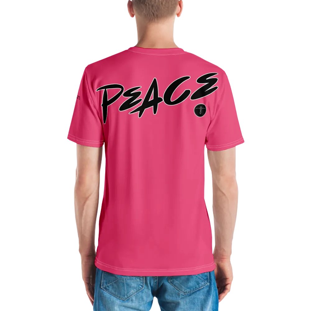 Love & Peace - Pink - Crew Neck T-Shirt product image (2)
