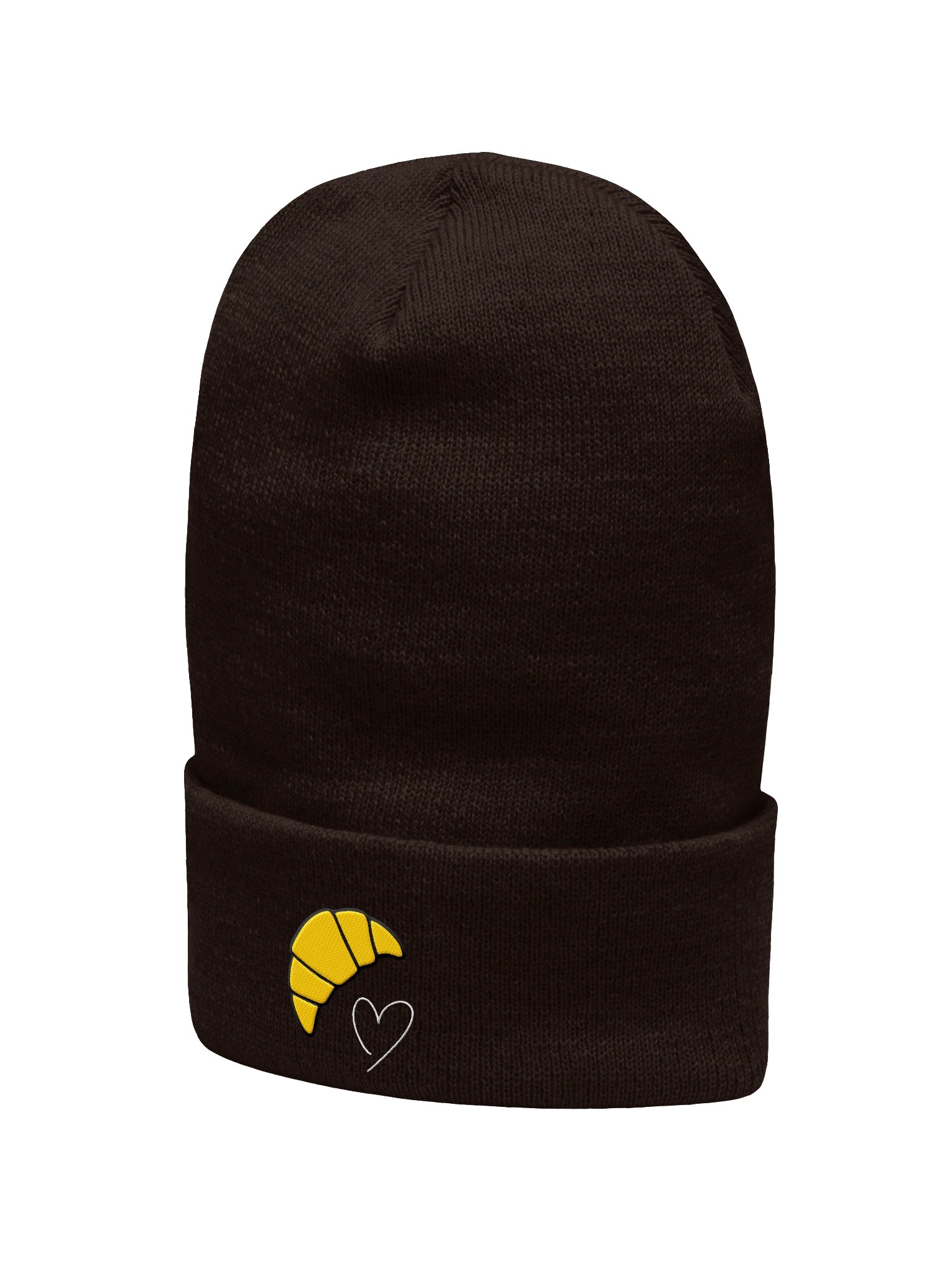 Heartfelt Croissant Cuffed Beanie product image (2)