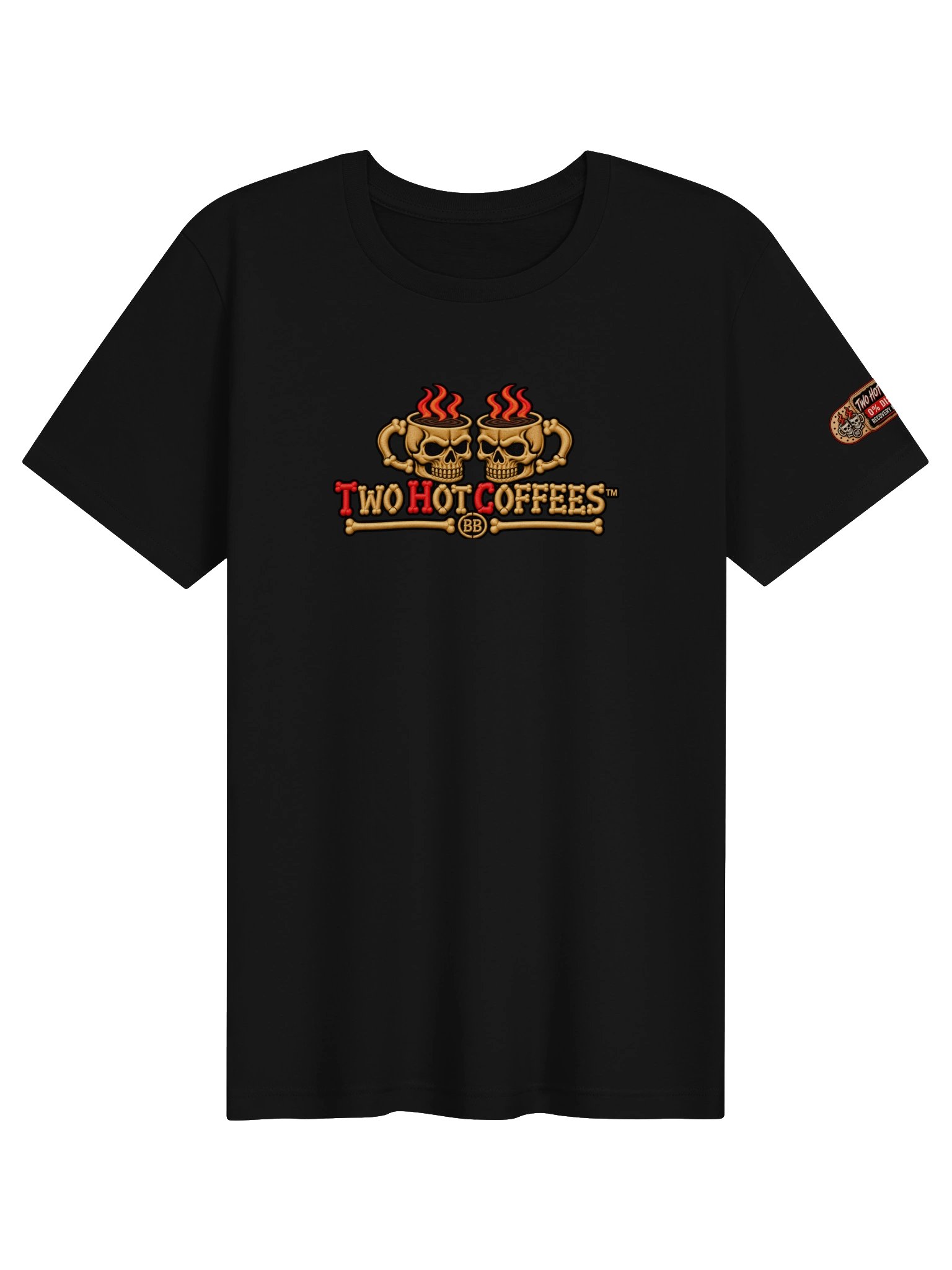 Funny Coffee Shirt — When “It’s Fine” Needs Backup | Two Hot Coffees™ product image (2)