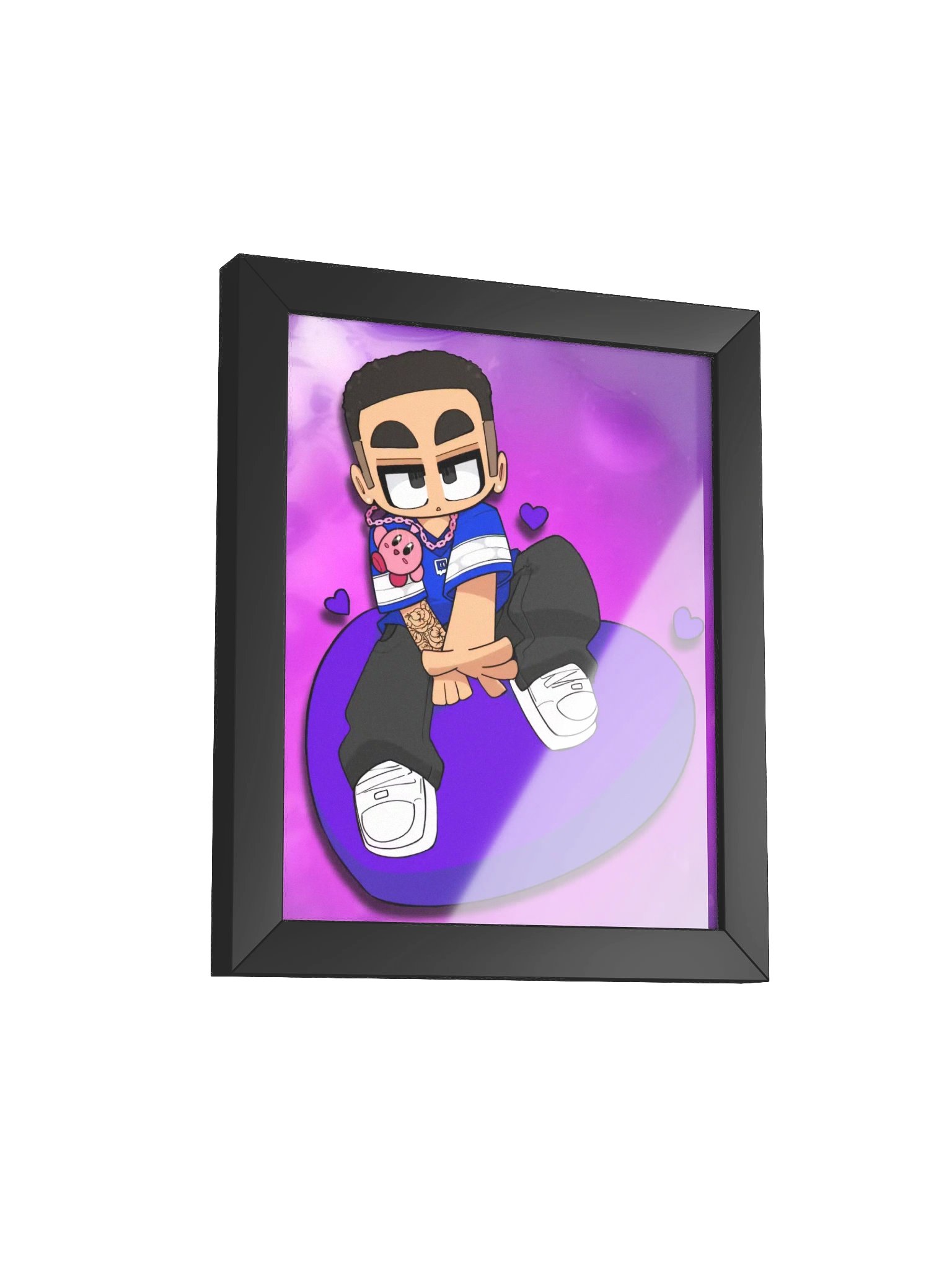 PURPLE HEARTZ Framed Poster product image (18)