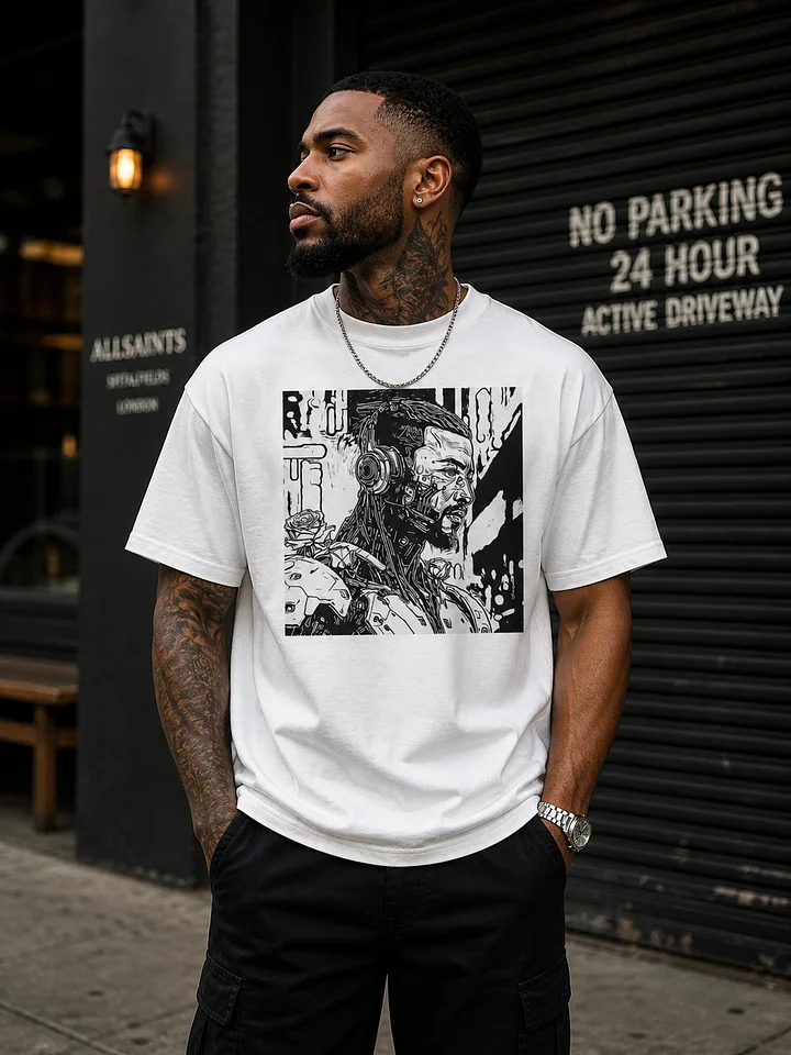 Cyber Serenity Tee - Graphic Tshirt product image (1)