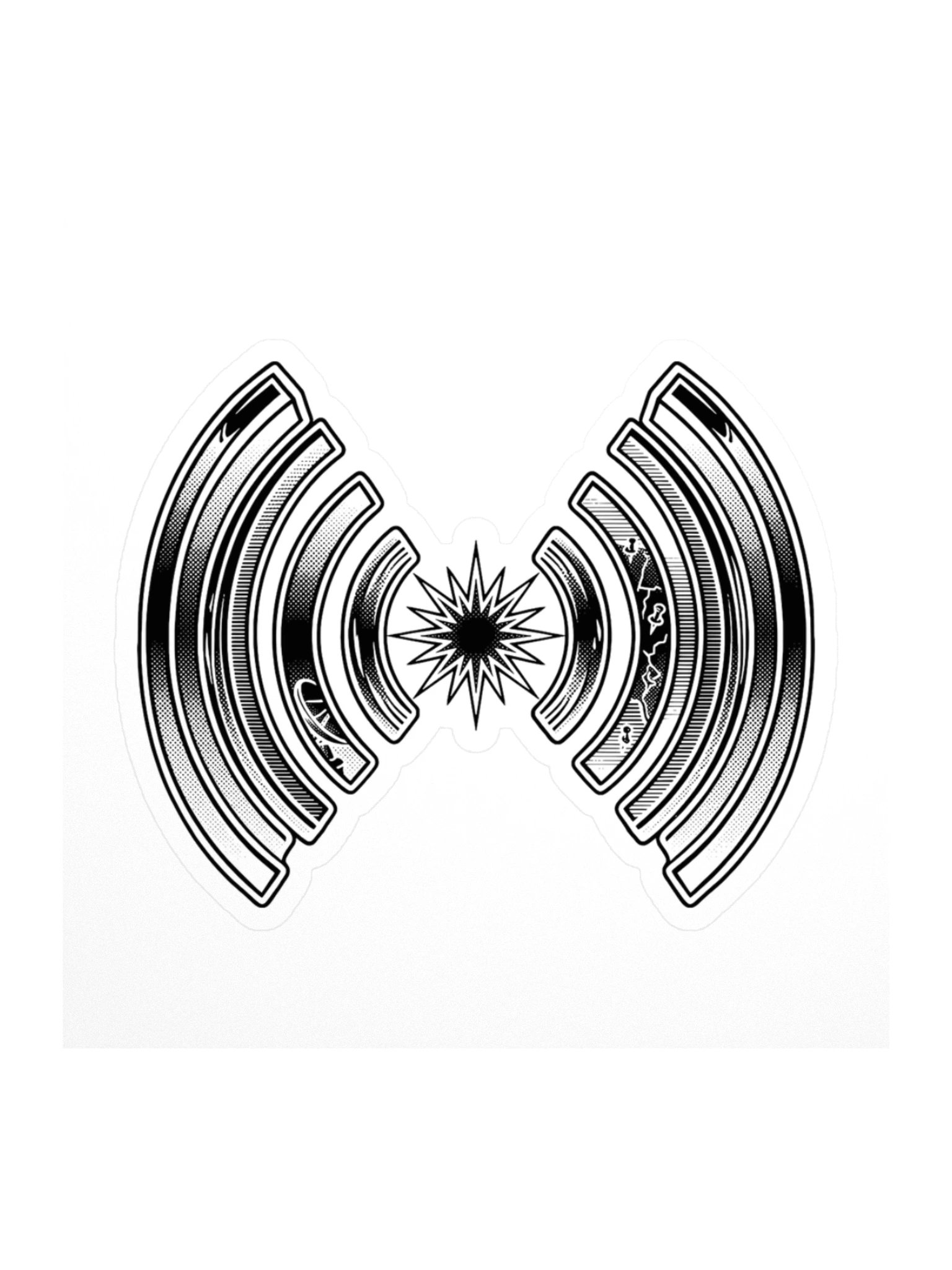 Two Arcs — Sticker product image (1)