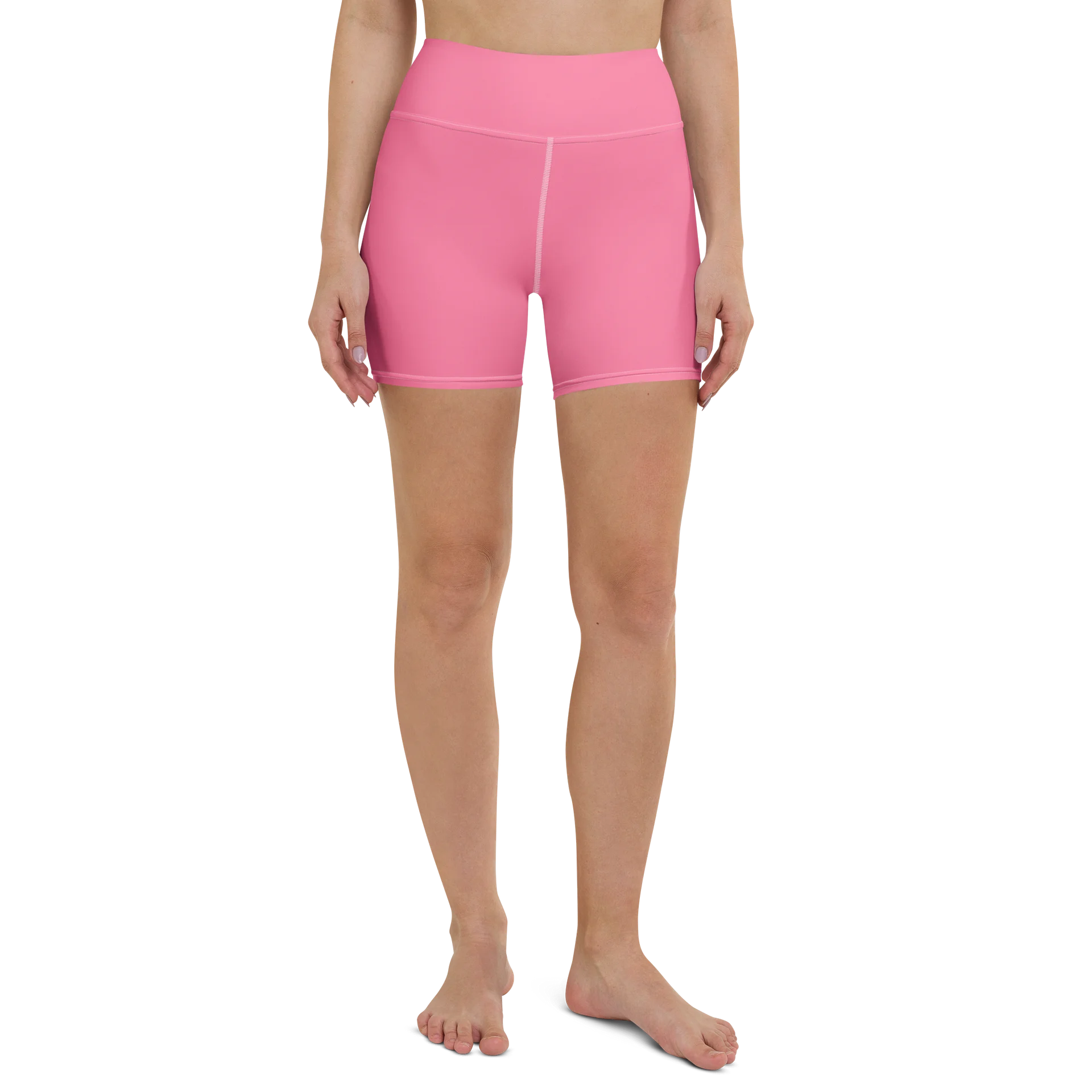 His House Womens Yoga Shorts - Pink product image (2)