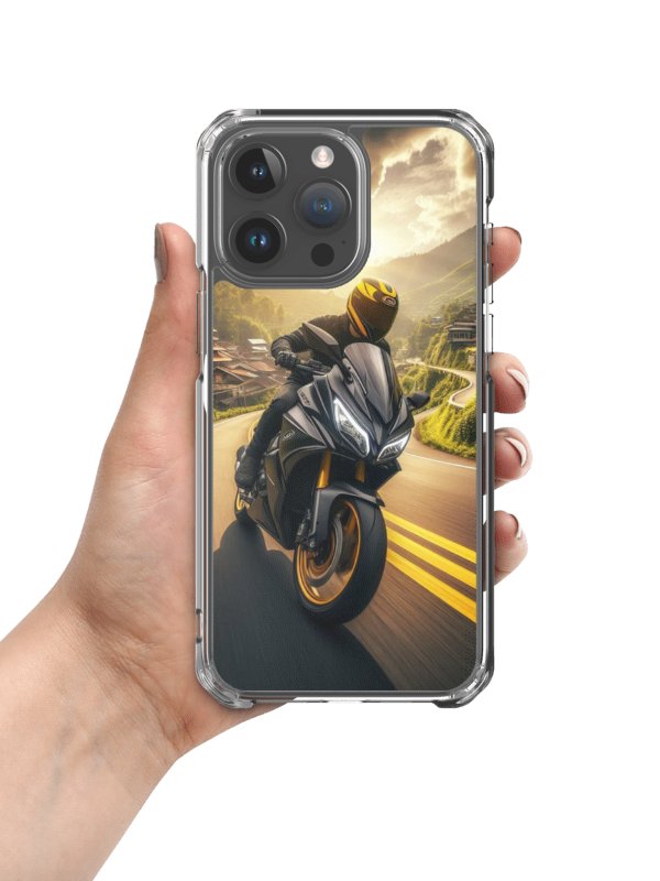 Sleek Rider iPhone® MagSafe® Clear Case | Ai Design product image (1)