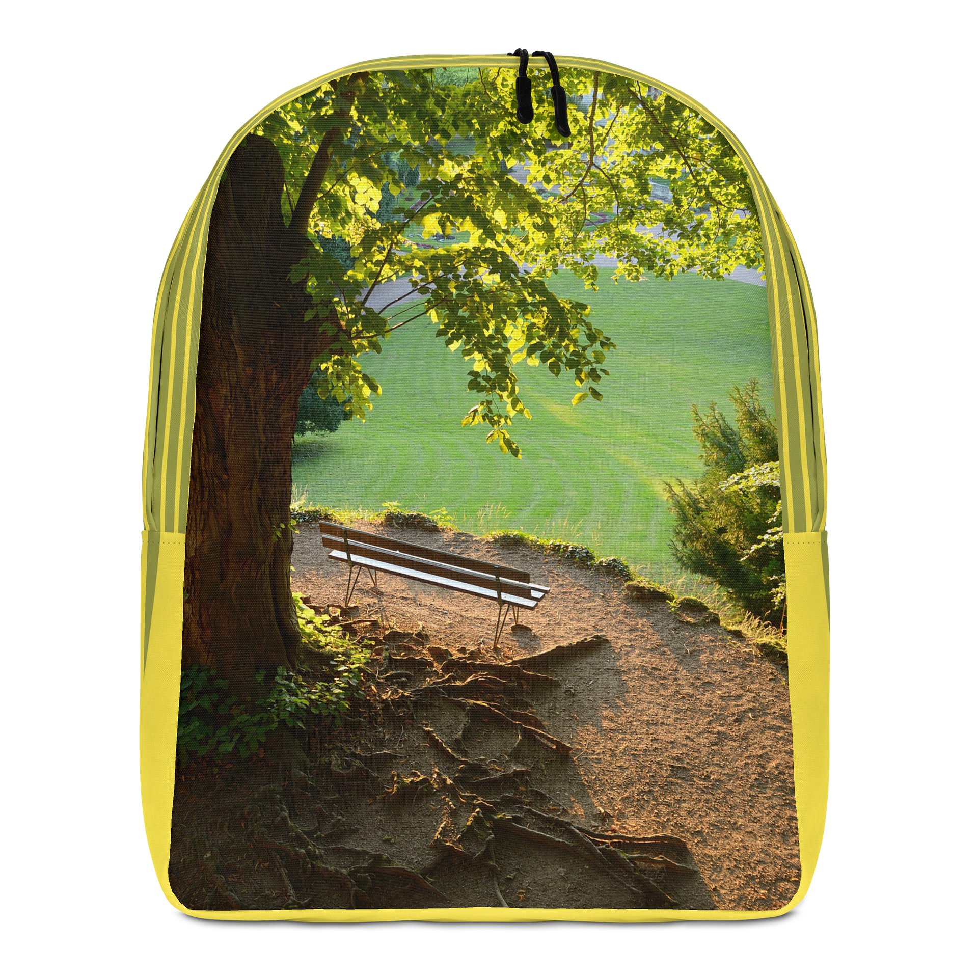 Design-backpack - Park bench under a tree (Light-colored Design) product image (3)