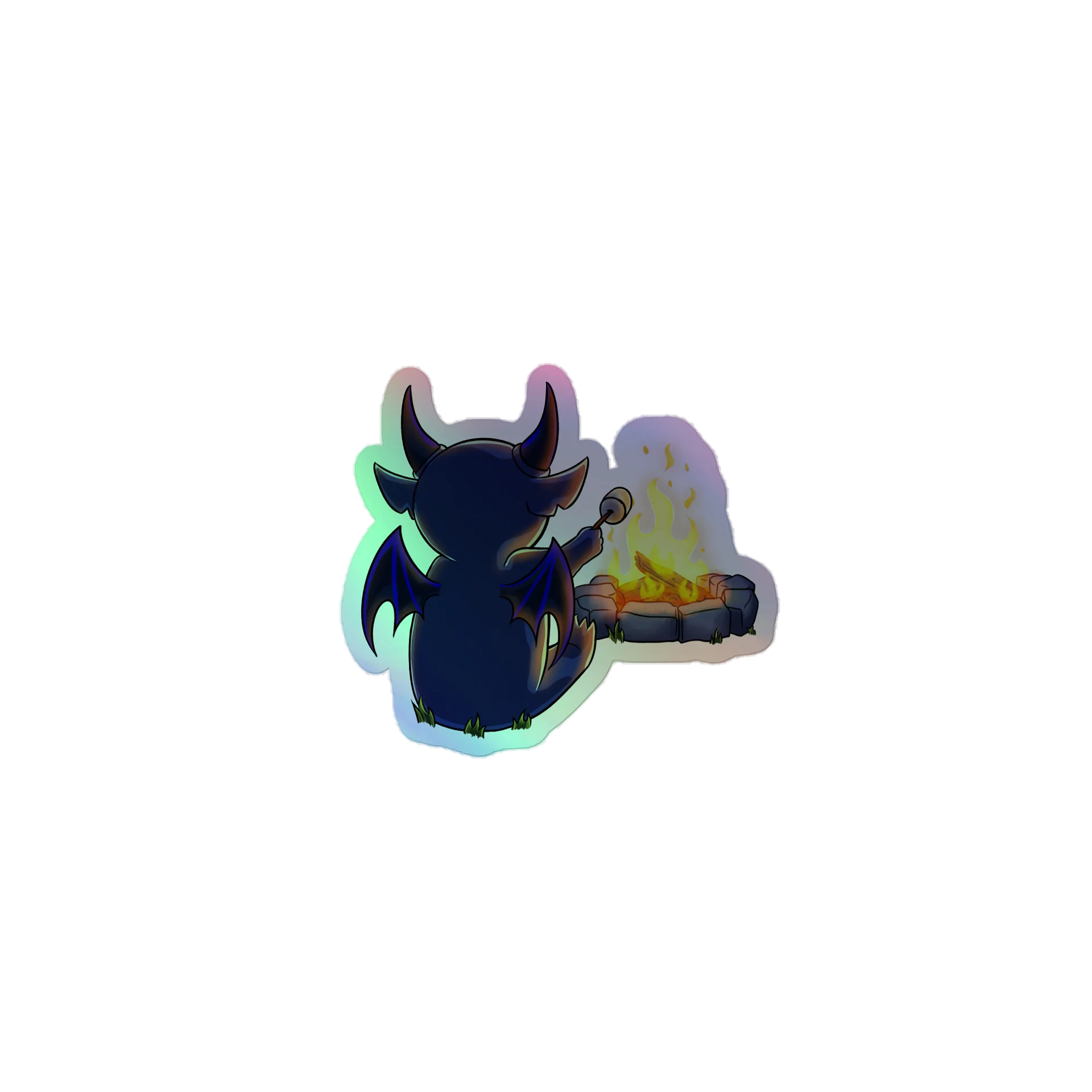 Lil Camper Holographic Sticker product image (1)