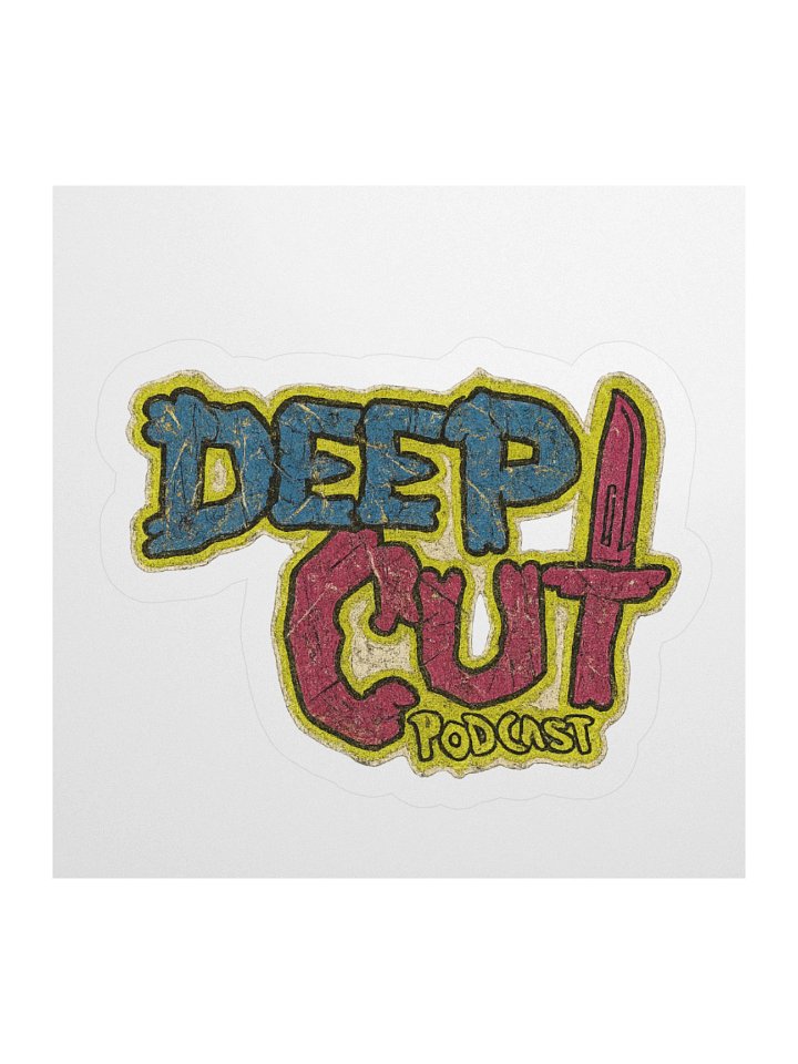 Deep Cut Podcast Aged Sticker product image (2)