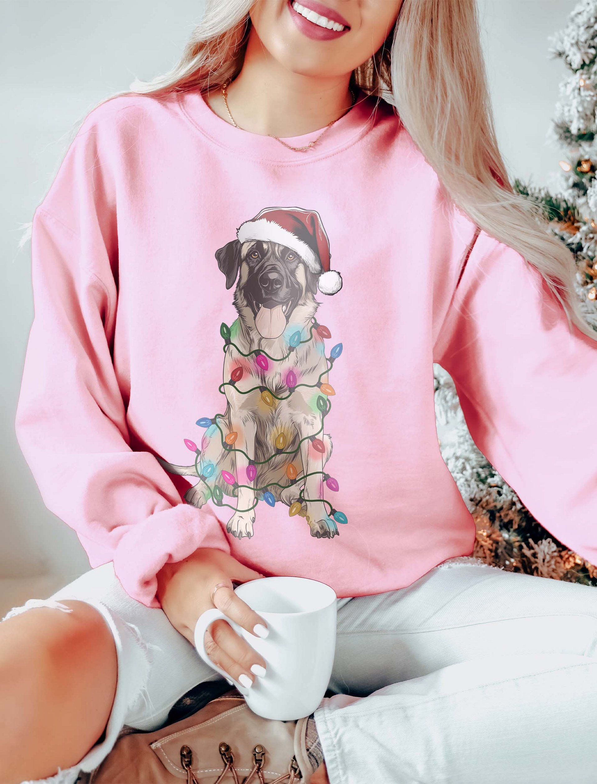 Funny Anatolian Shepherd Dog Christmas Sweatshirt product image (15)