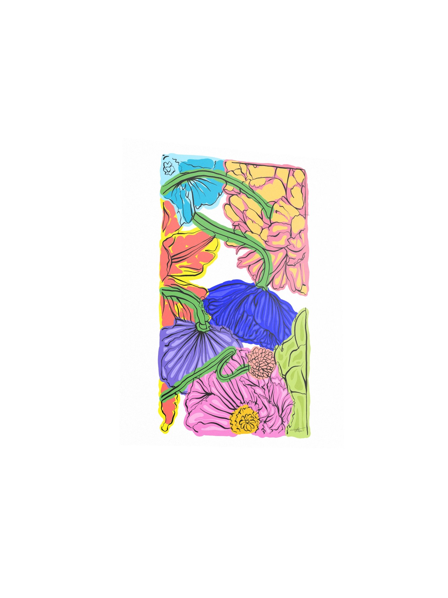 "Booming Flowers" Art Print product image (11)