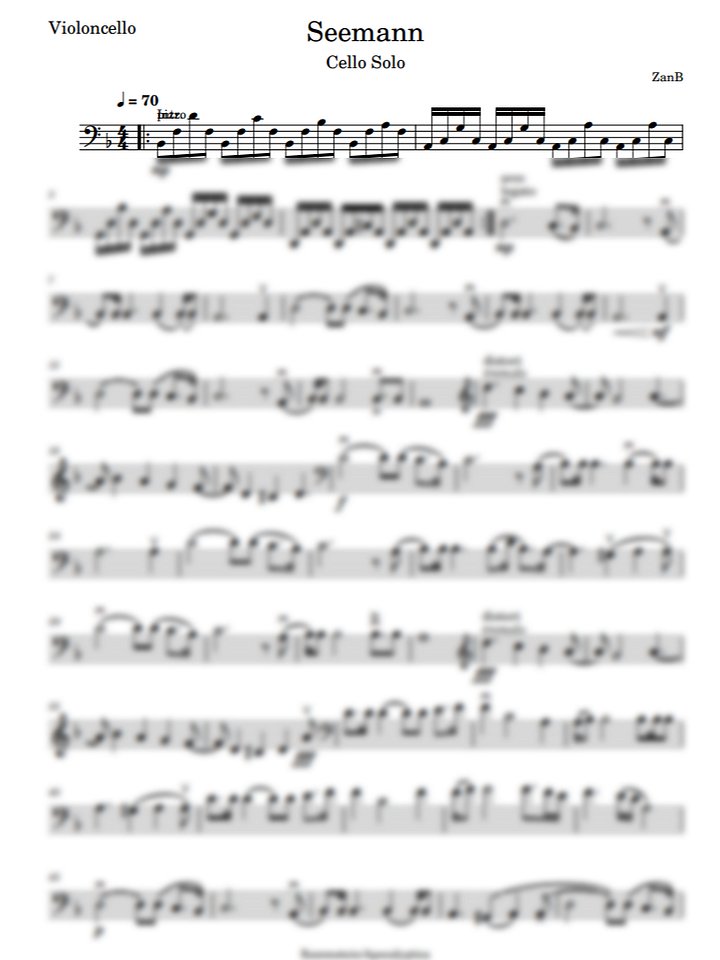 Rammstein - Seemann (Cello Solo) product image (1)