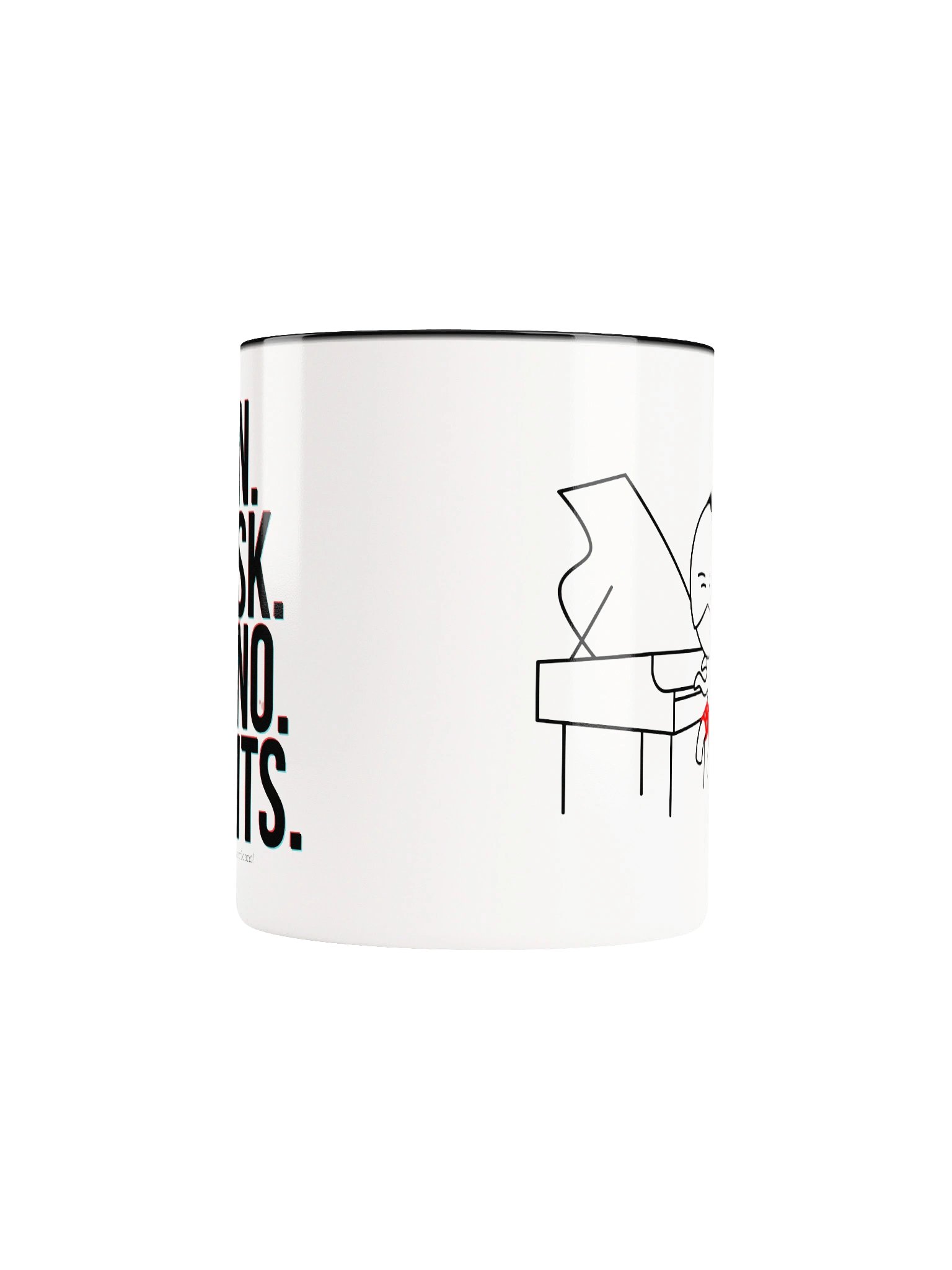 *BRAND NEW* Man. Mask. Piano. Pants. Dual Design Ceramic Mug (2 sizes) product image (5)