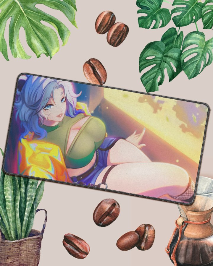 Lounging in the Sun - Desk Mat product image (1)