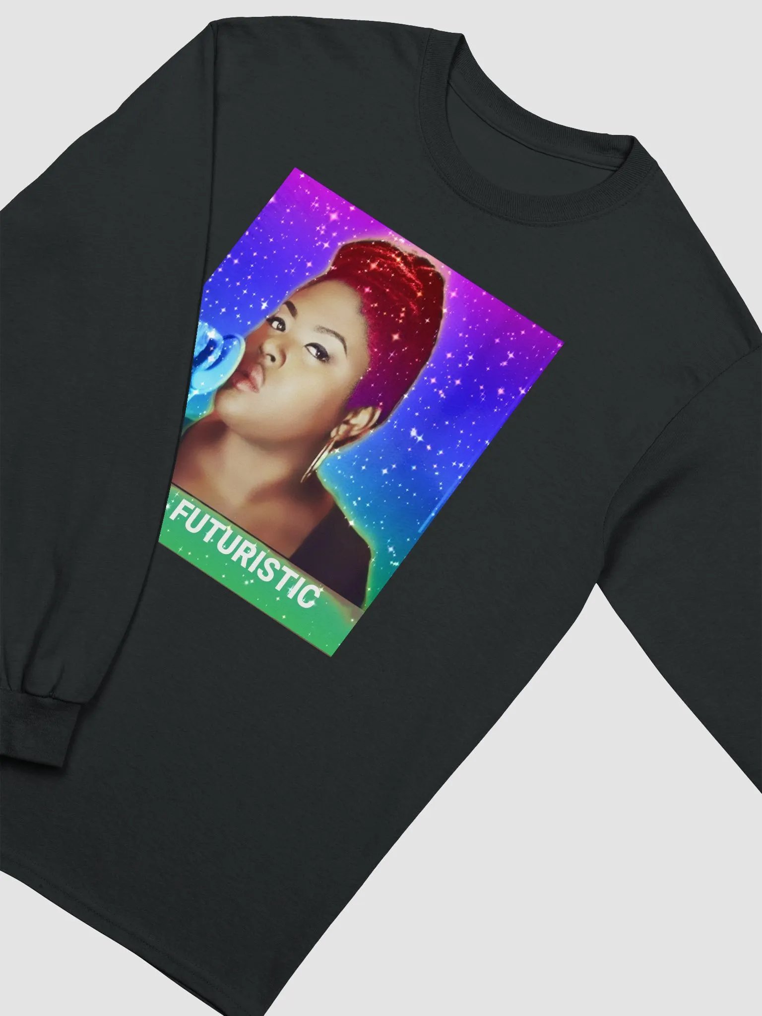 Afro-Futuristic long sleeve black product image (3)
