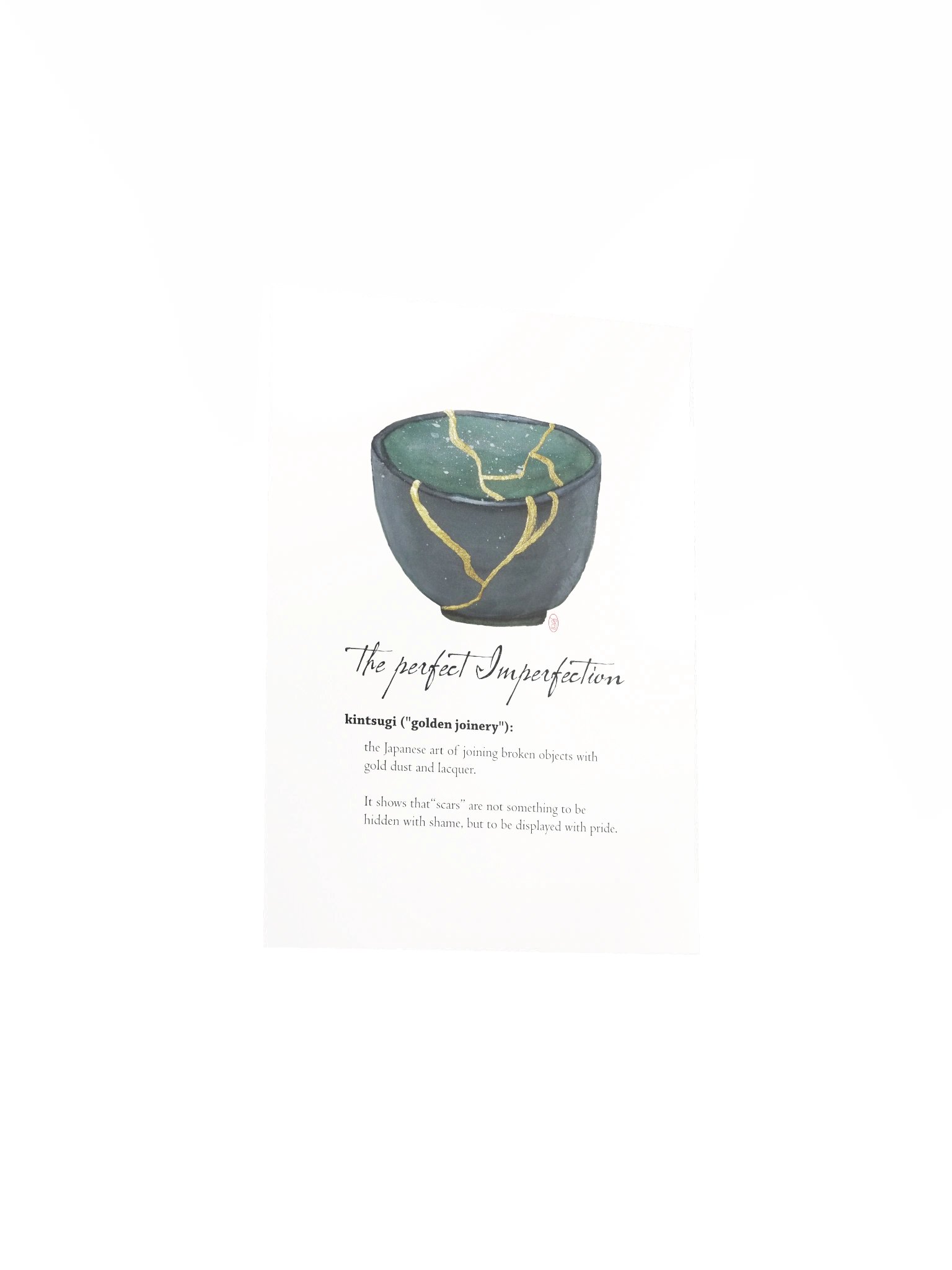 KINTSUGI - dark green cup product image (9)