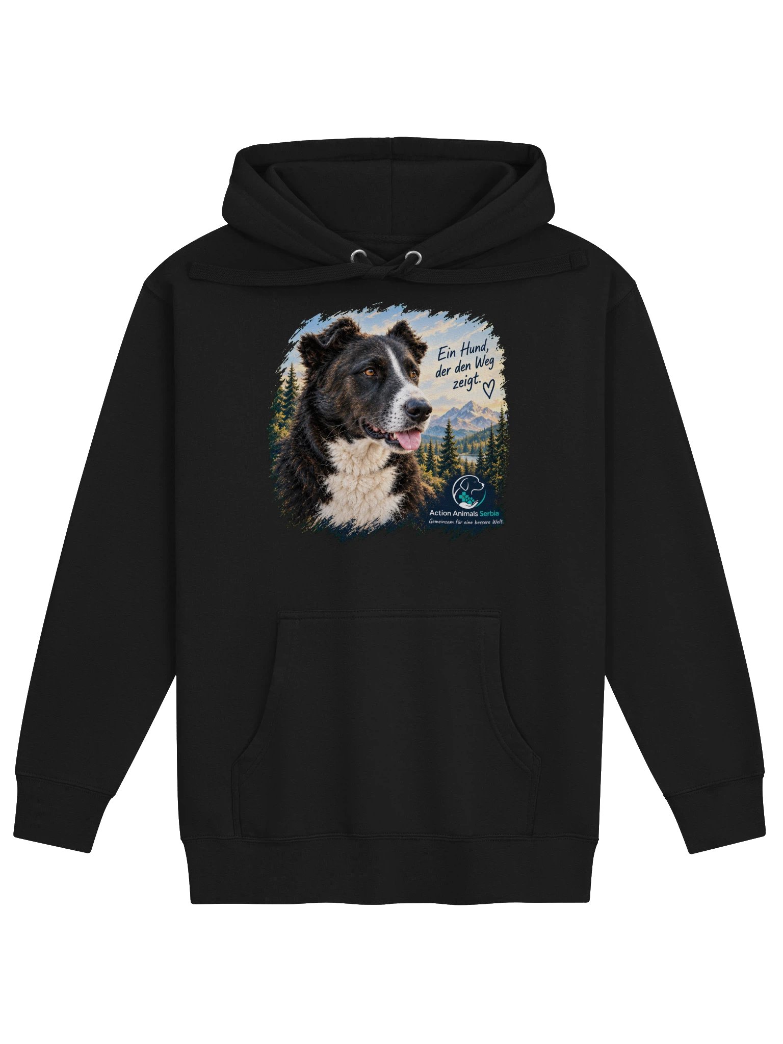 Lucky – Ein Hund, der den Weg zeigt. Premium Hoodie product image (1)