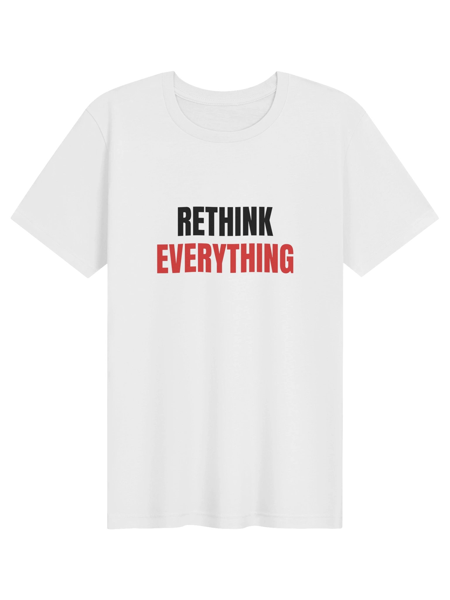 Rethink Everything T-Shirt, White product image (1)