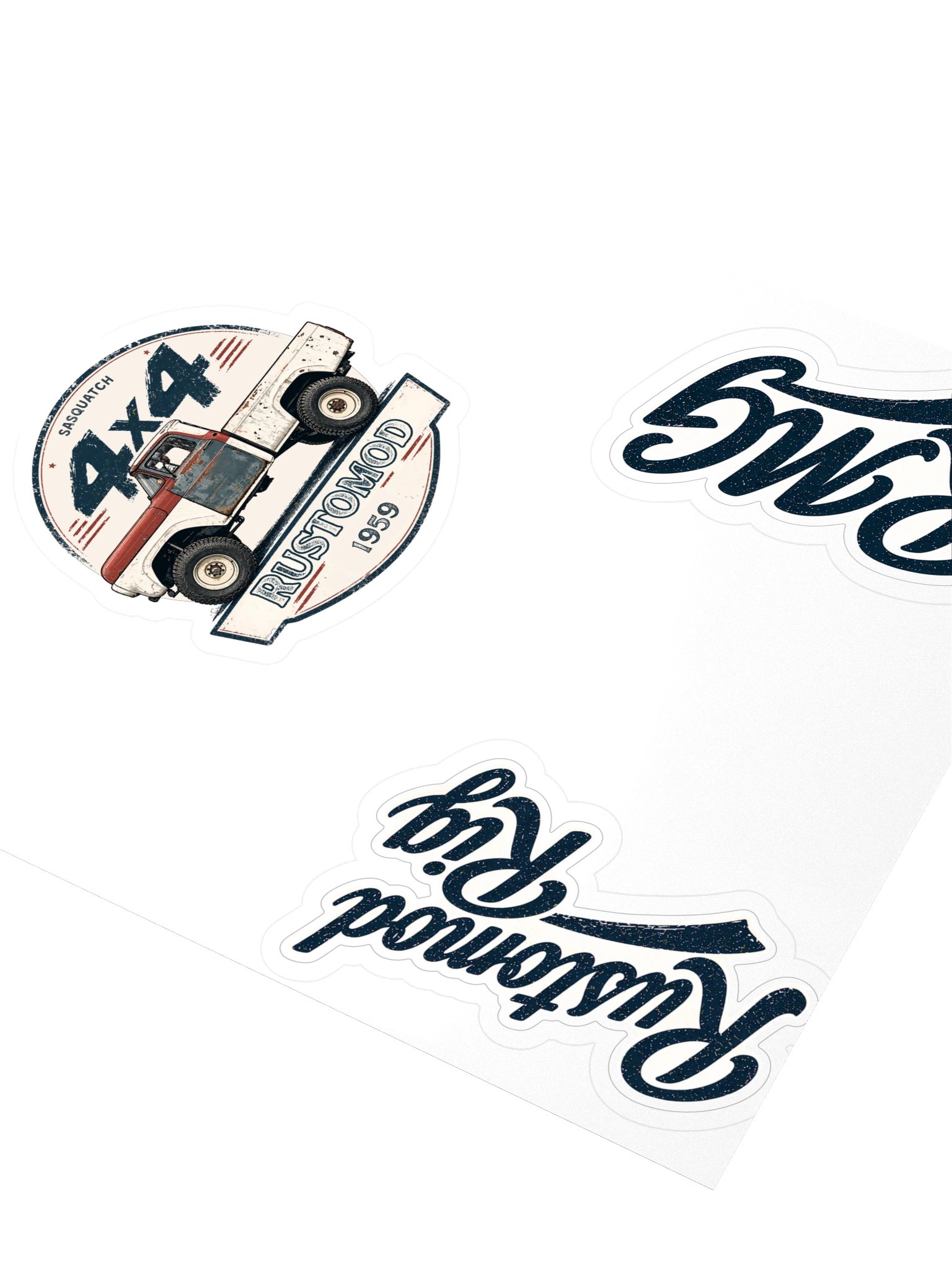 Rustomod Sasquatch Sticker Pack product image (3)