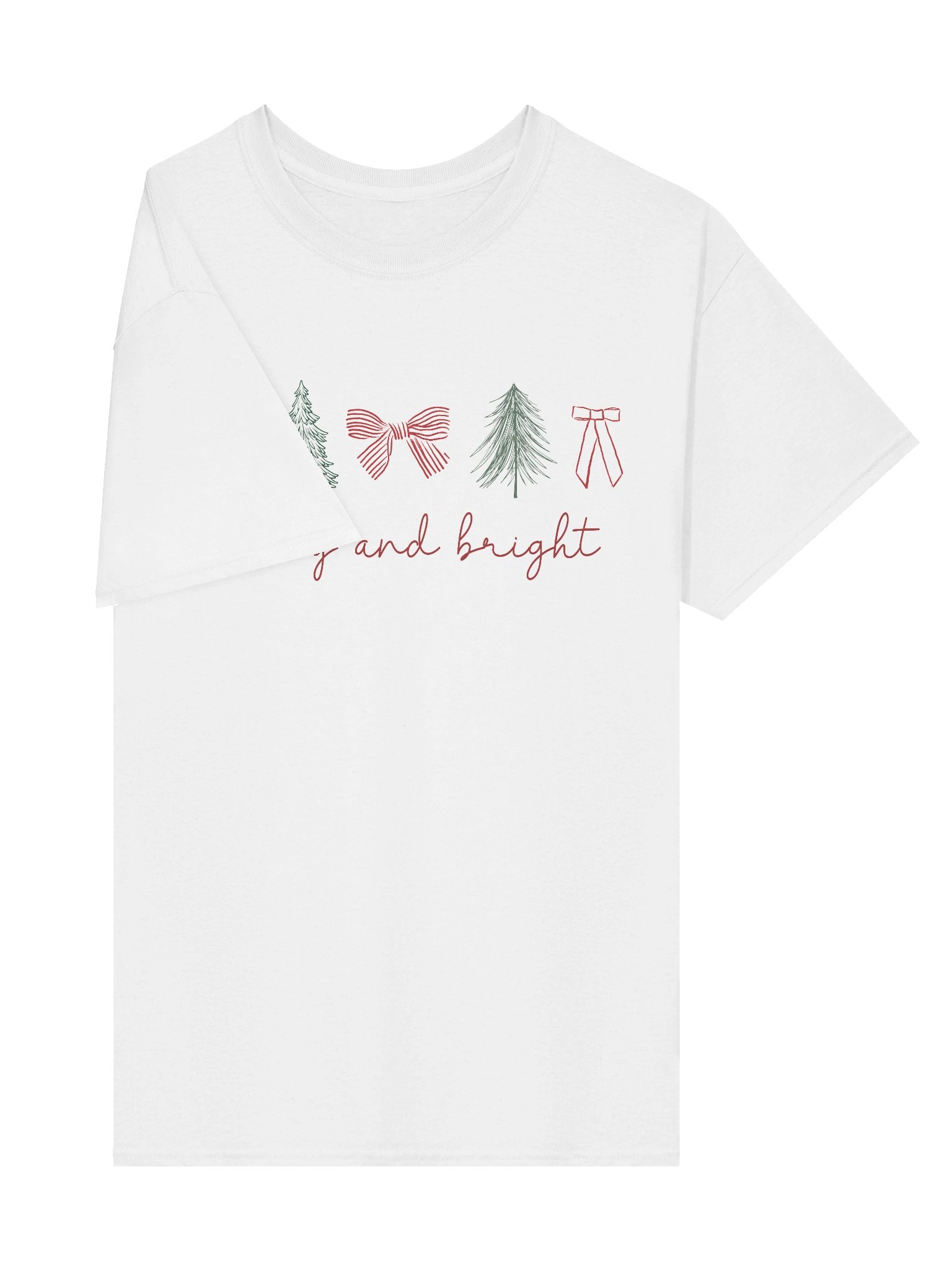 Merry and Bright Christmas T-Shirt product image (65)