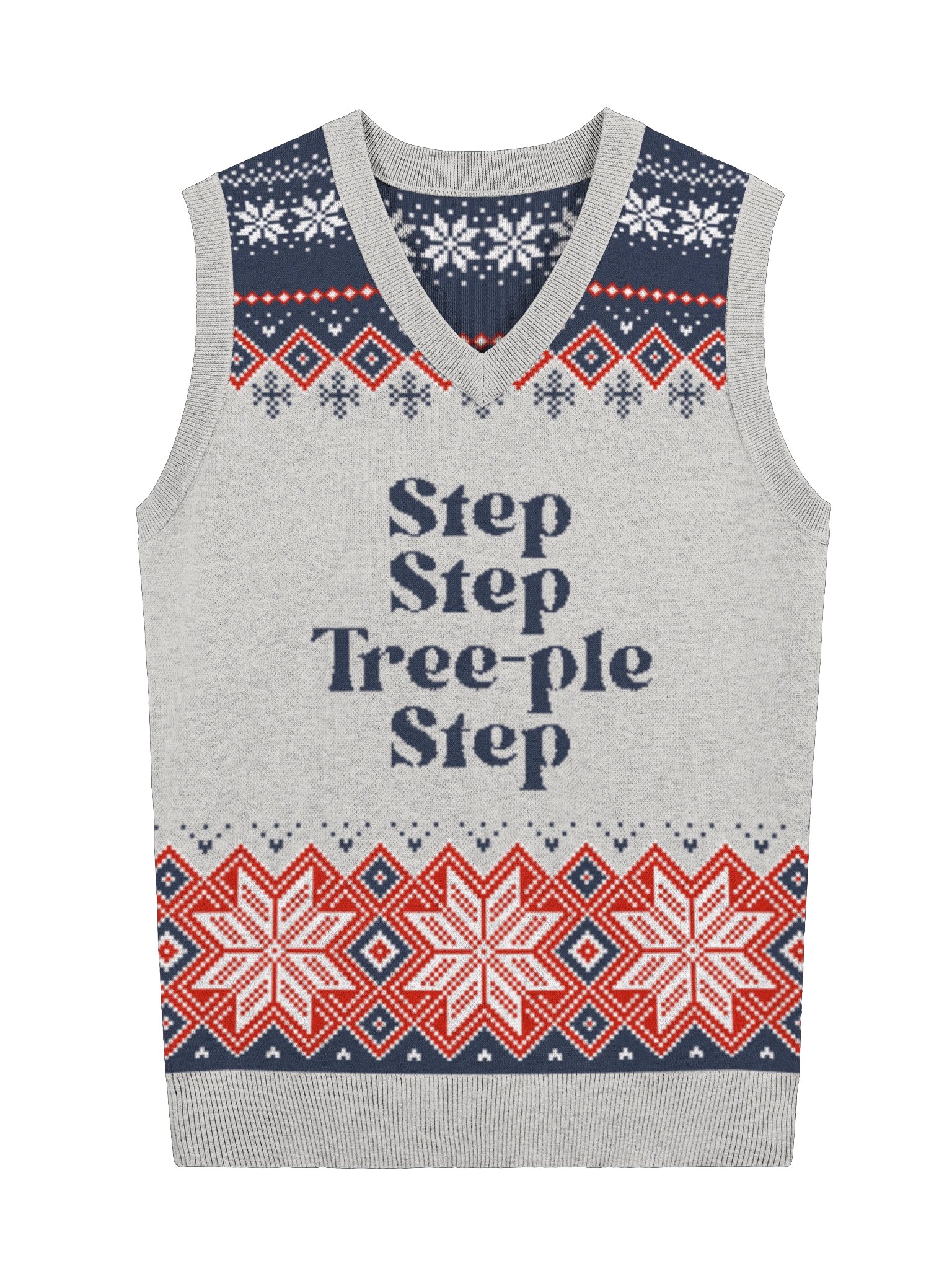 Step Step Tree-ple Step Christmas Vest product image (4)