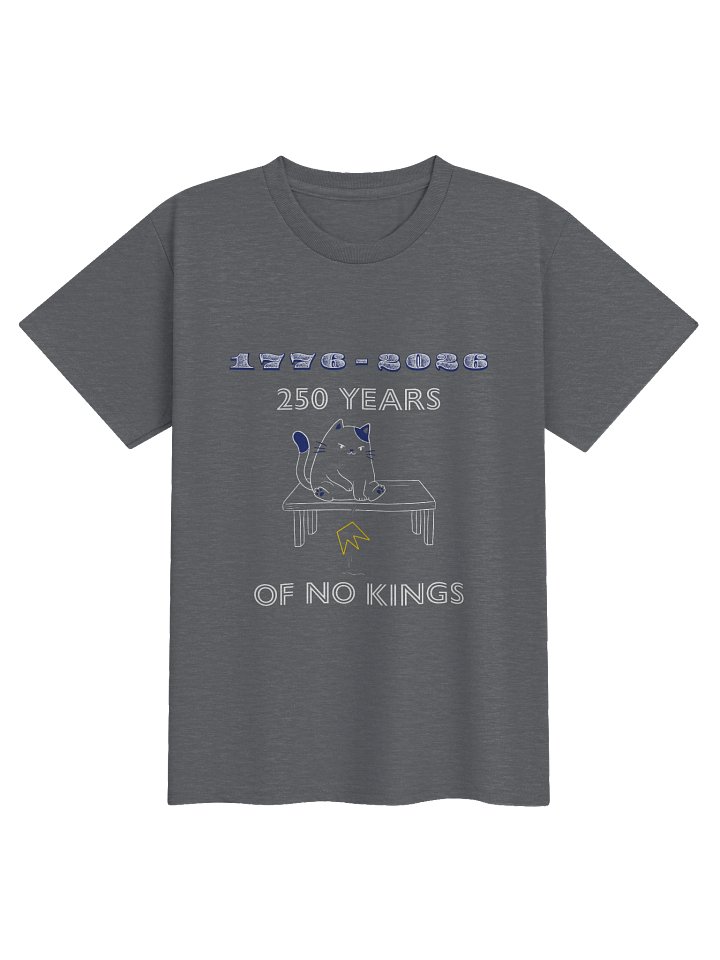 250 Years of NO KINGS! (blue) Youth product image (1)