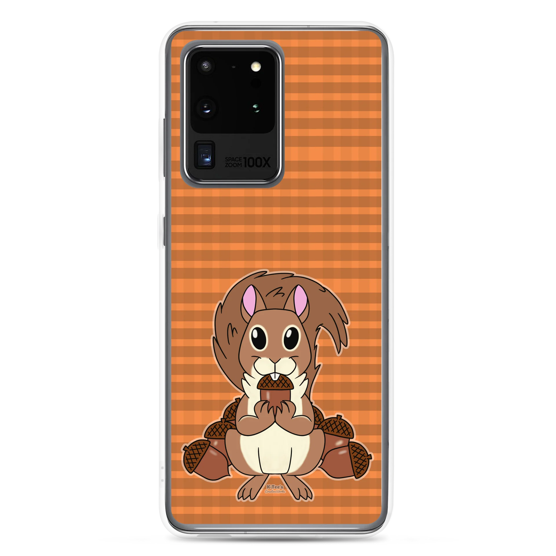 "Squirrelly Squirrel" - Clear Phone Case for Samsung® product image (1)