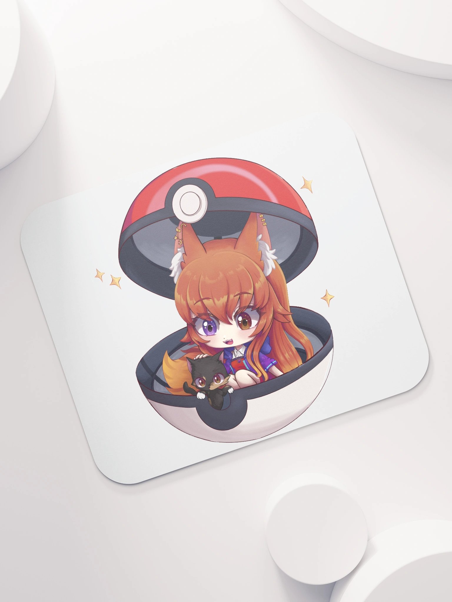 Whimsical Fox-Eared Mouse Pad product image (7)