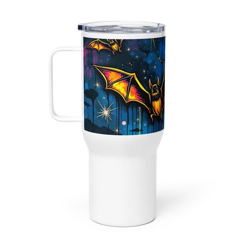 Starry Night Cityscape Travel Mug product image (1)