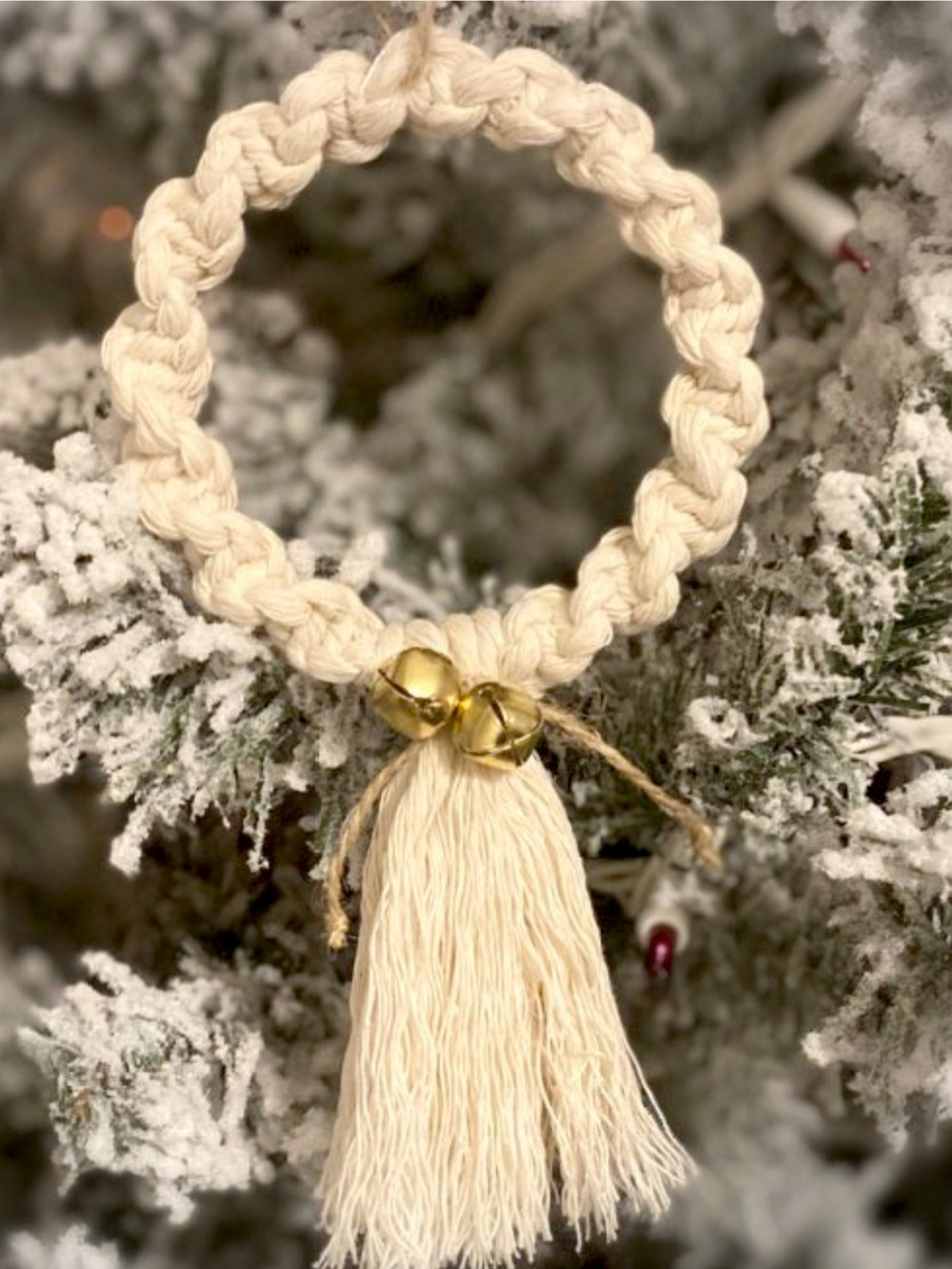 7 Macrame Christmas Ornaments (Digital PDF Patterns) product image (9)