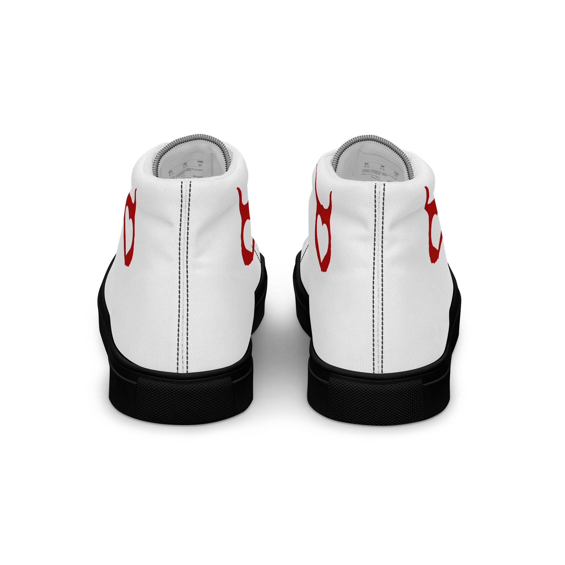 Mens - Cult Hearted Classic White High-Tops product image (3)