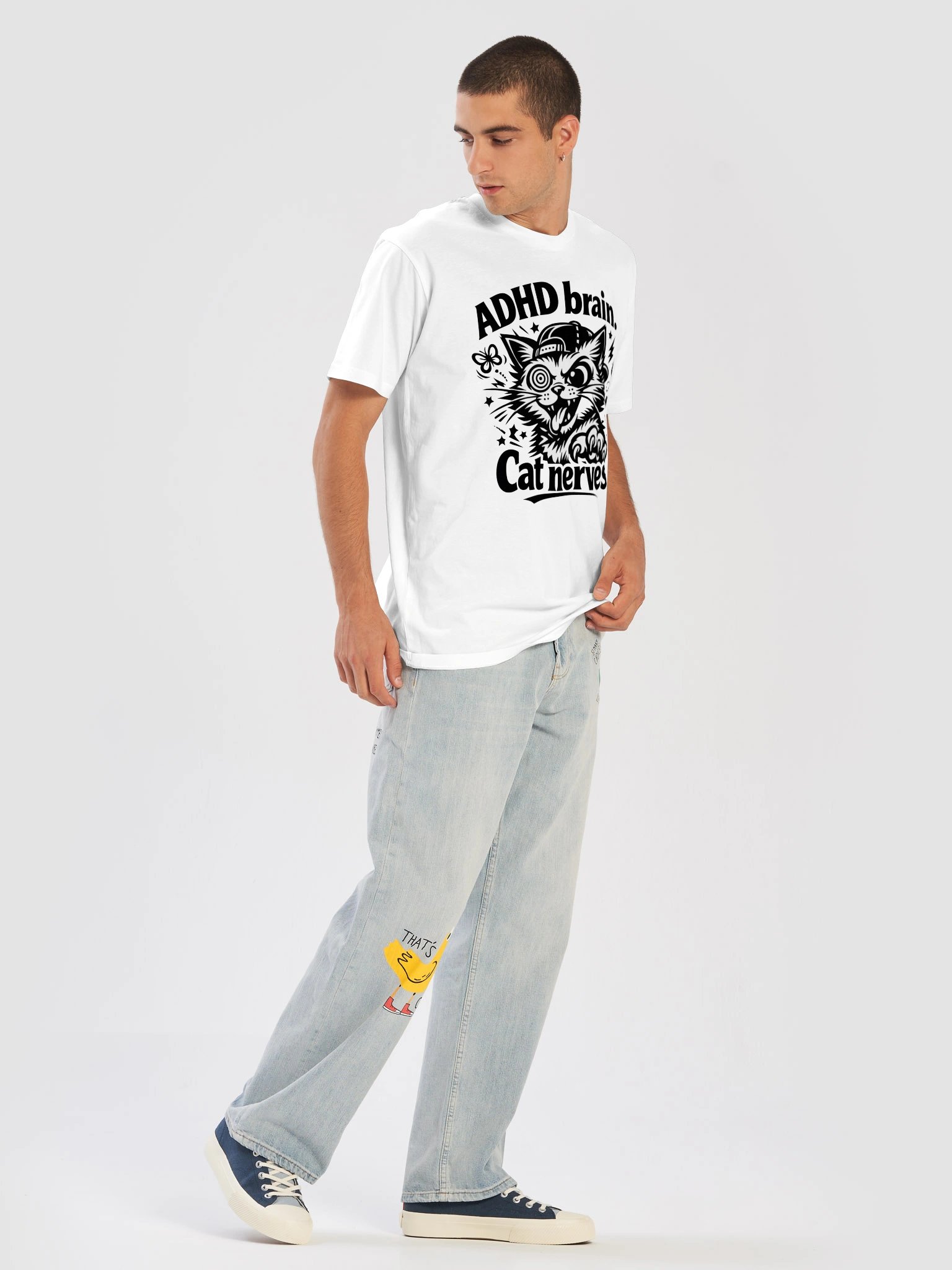 Crazy Cat Streetwear T-Shirt – Wild Attitude. Bigger Personality. product image (5)