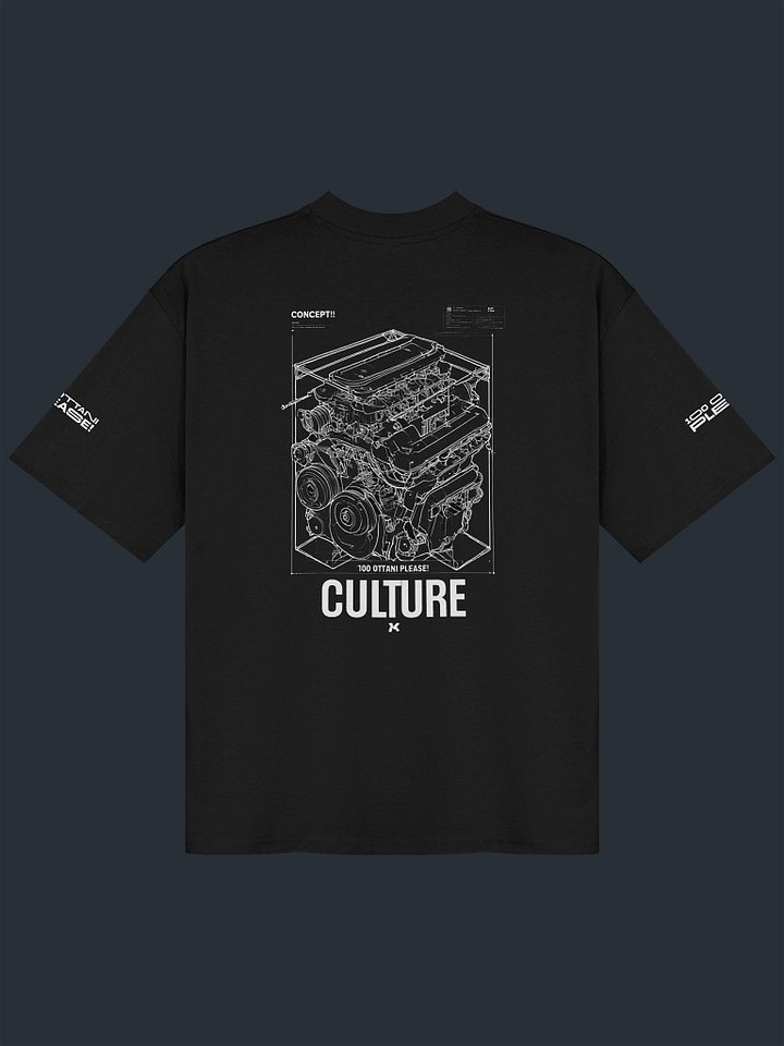 100 Ottani Please!™ Oversized Unisex Racing Streetwear Graphic T-Shirt | Overboost Edition product image (1)