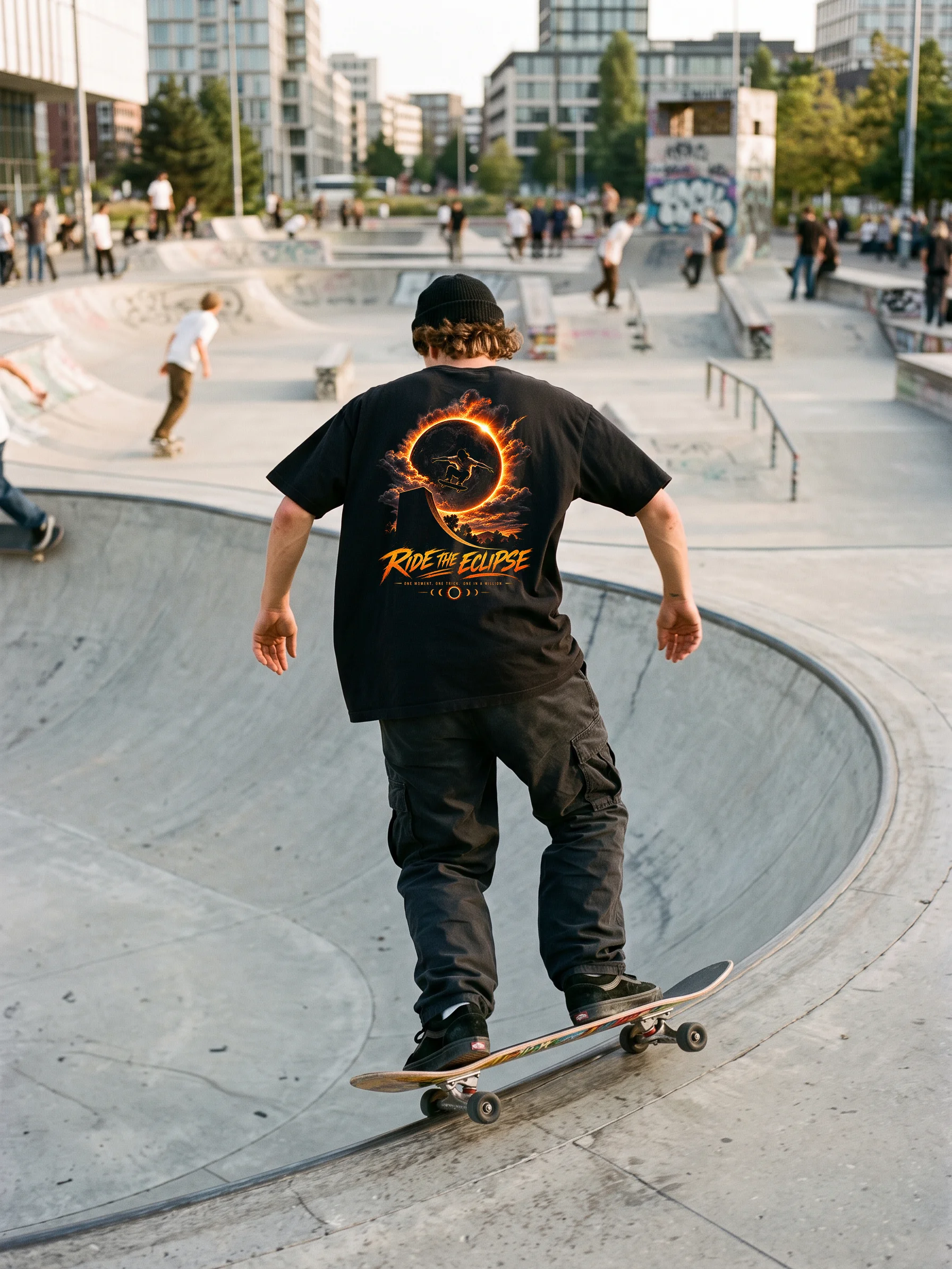 Ride the Eclipse Skater T-Shirt product image (2)