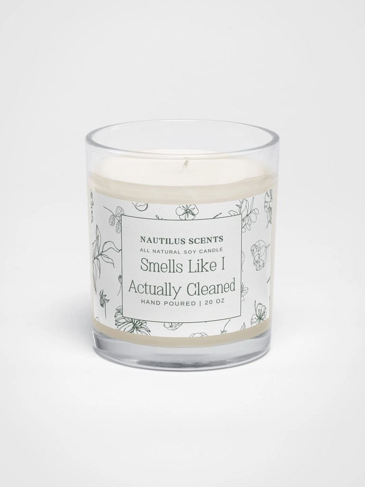 Nautilus Natural Soy Candle: Smells Like I Actually Cleaned product image (1)