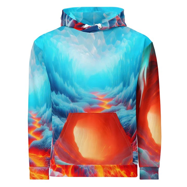 Fire and Ice - Fiery Flow Through Glacier #6 product image (1)