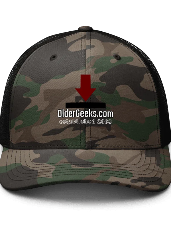 OlderGeeks Camouflage Trucker Hat product image (1)