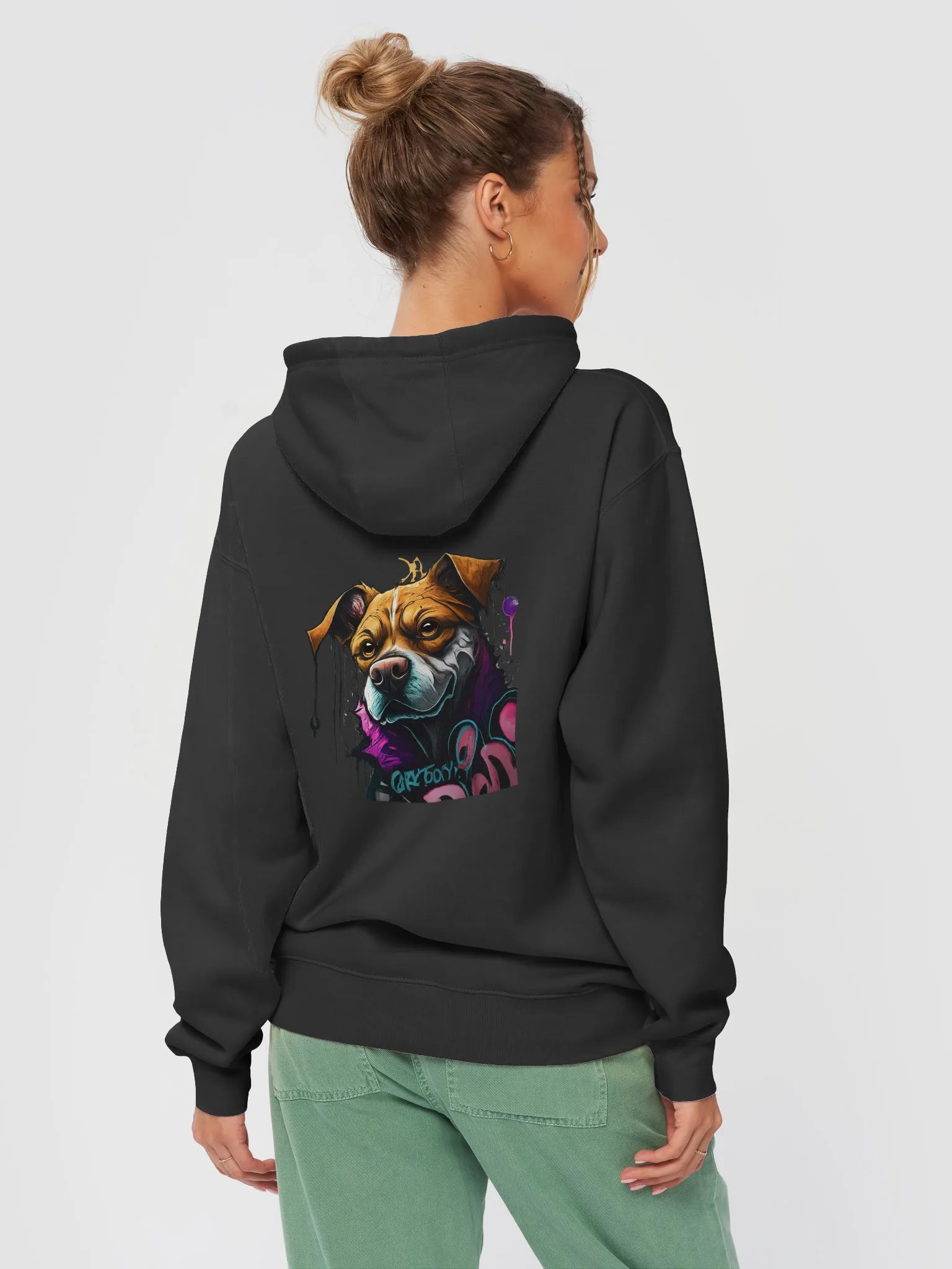 Vibrant Canine Expression Hoodie product image (4)