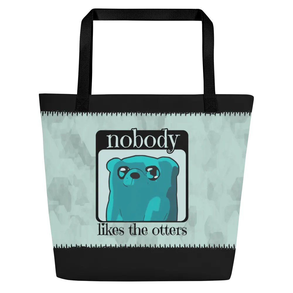 Root Shoulder Tote Bag for Board Gamers - Riverfolk Company Nobody Likes the Otters - unofficial product image (3)