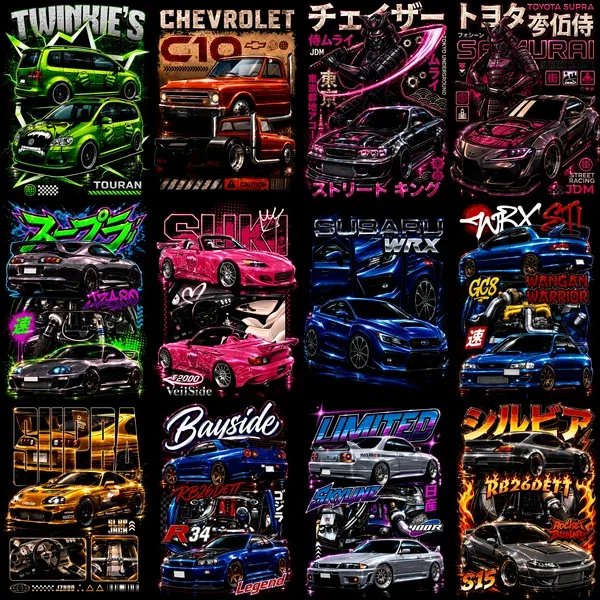 140+ JDM Designs for Dark Apparel product image (5)