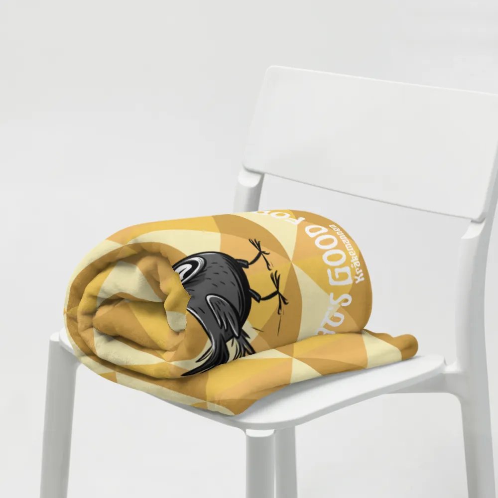 Throw Blanket 💛 I will focus my energy on what's good for me (127 × 153 cm) product image (7)